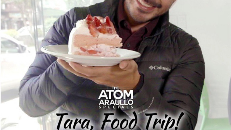 Atom Araullo goes on a food trip this Sunday