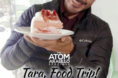 Atom Araullo goes on a food trip this Sunday