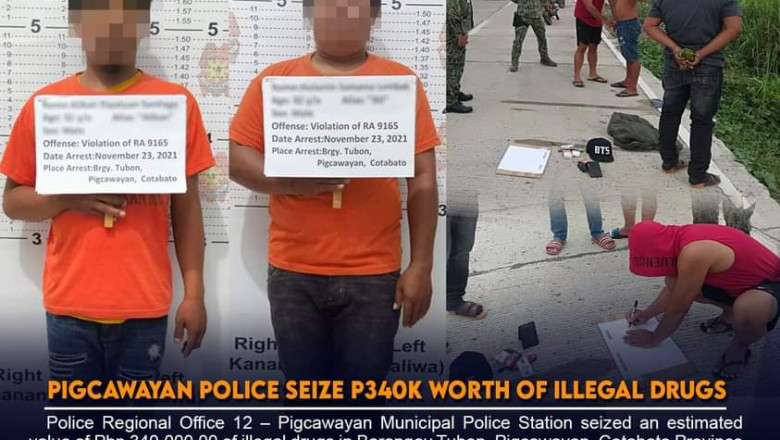 P34k worth of illegal drugs seized in North Cotabato