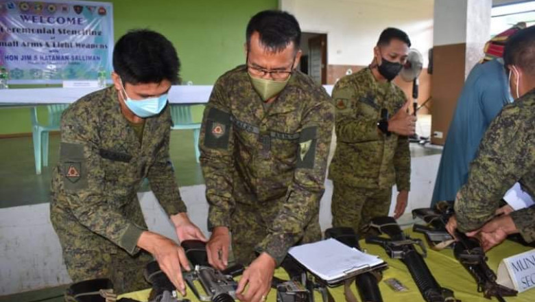 75 unlicensed guns stenciled in Basilan town