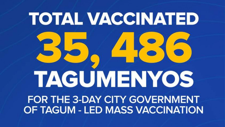 Bakunahan sa Tagum City, Davao del Norte, hangga't may matitirang supply ng COVID-19 vaccines