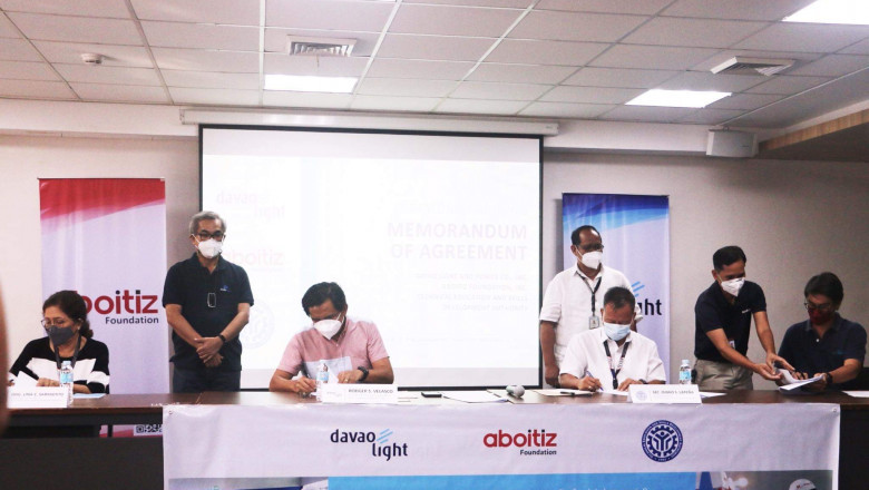 Davao Light and TESDA partner for the refurbishment of a skills workshop laboratory