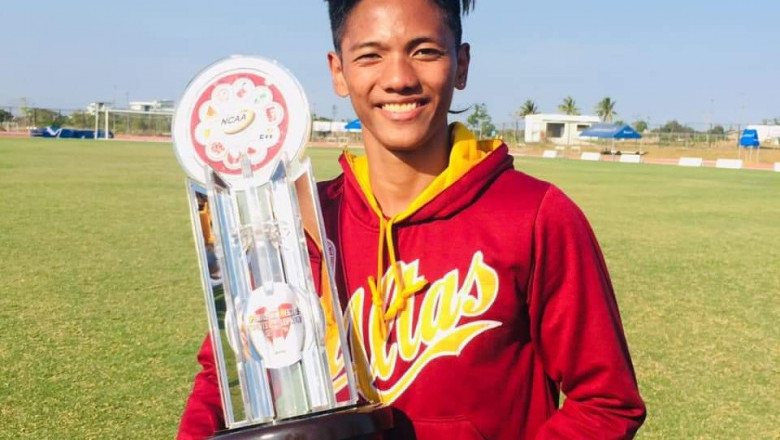 Davao's James Ceballos takes lead for NCAA Altas champion track and field team