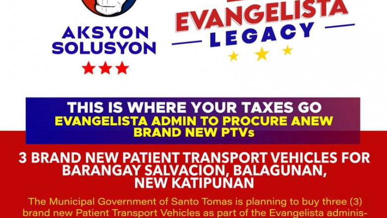 Santo Tomas to buy Patient Transport Vehicles for 3 barangays