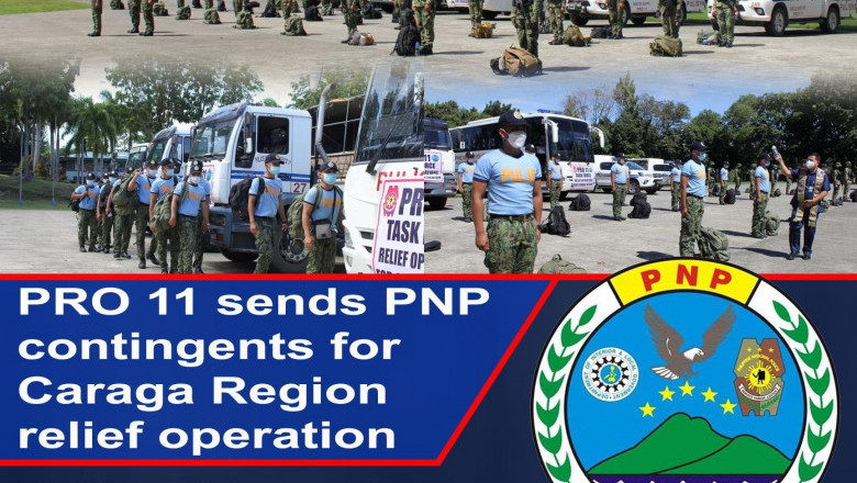 Regional Police 11 sends team to help victims of Typhoon Odette