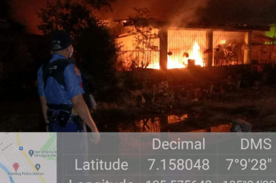 Burning candle left unattended caused house fire in Mandug