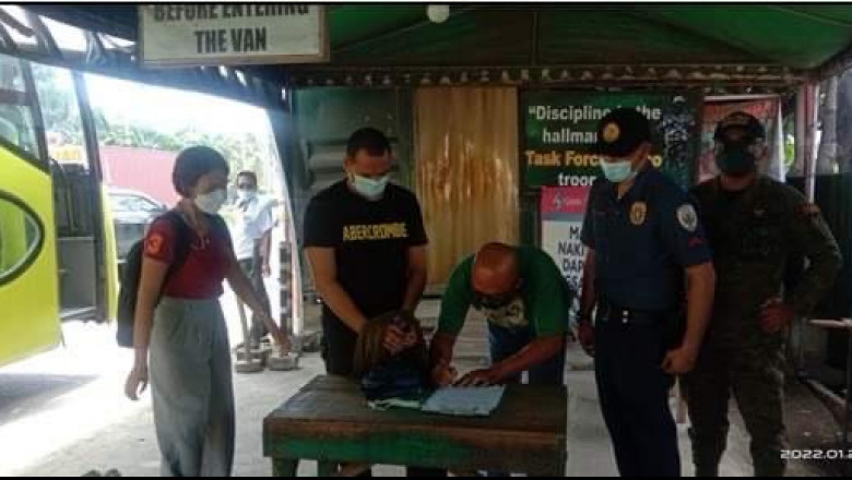 Pasahero sa van, dakpan sa paghupot ug droga sa Lasang checkpoint