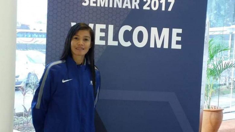 Davaoena named one of the football referees in 2022 AFC Women's Asian Cup