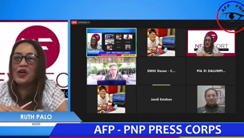 VIDEO: AFP-PNP Southern Mindanao Press Corps weekly briefing with 1003rd IB Commander Col. Consolito Yecla and PRO 11 Spokesman Maj. Eudisan Gultiano