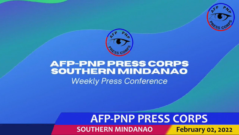 VIDEO: AFP-PNP Southern Mindanao Press Corps Weekly Briefing 02/02/22