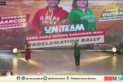 Emotional Sara thanks Pres. Duterte in proclamation rally