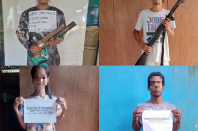 4 NPA rebels surrender in North Cotabato