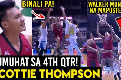 VIDEO: Digos City's Thompson heroics carry Barangay Ginebra to 104-93 win over Rain or Shine