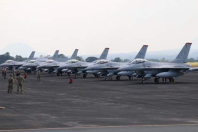 12 F-16 fighter jets ng Amerika, nasa bansa para sa pagsasanay