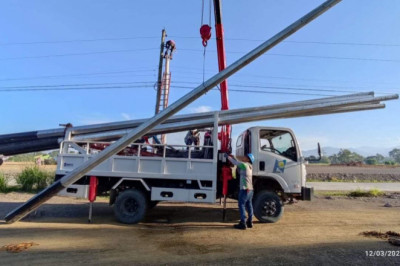 Nordeco replaces old electric posts, installs transformers