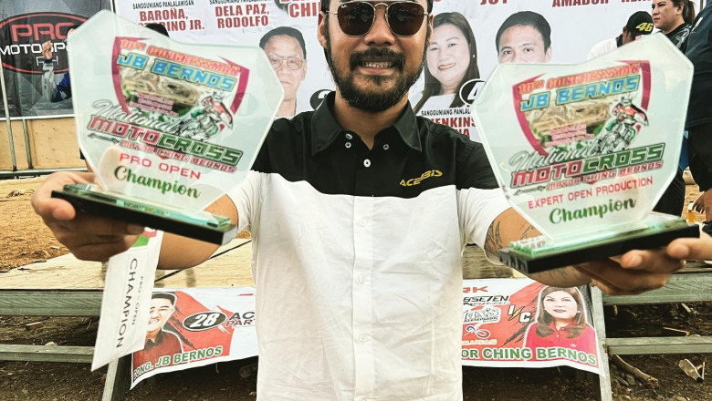 Davaoeno rider wins 2 championship trophies in La Paz, Abra