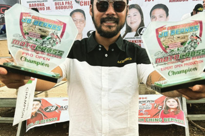 Davaoeno rider wins 2 championship trophies in La Paz, Abra