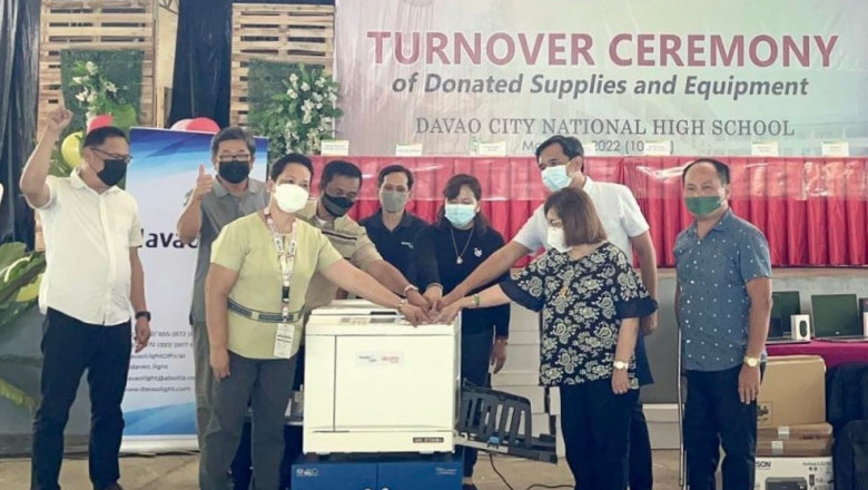 Davao Light, Aboitiz foundation aid public schools