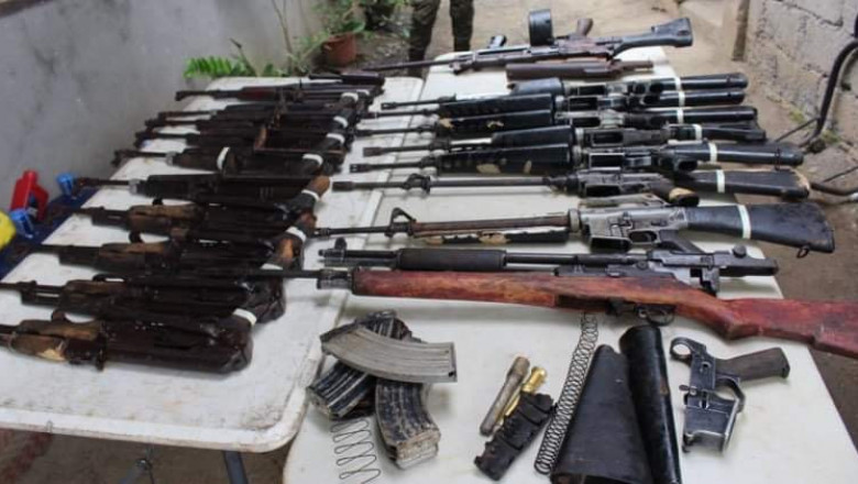 Soldiers recover 22 guns in Agusan Sur; NPA guerilla front destroyed