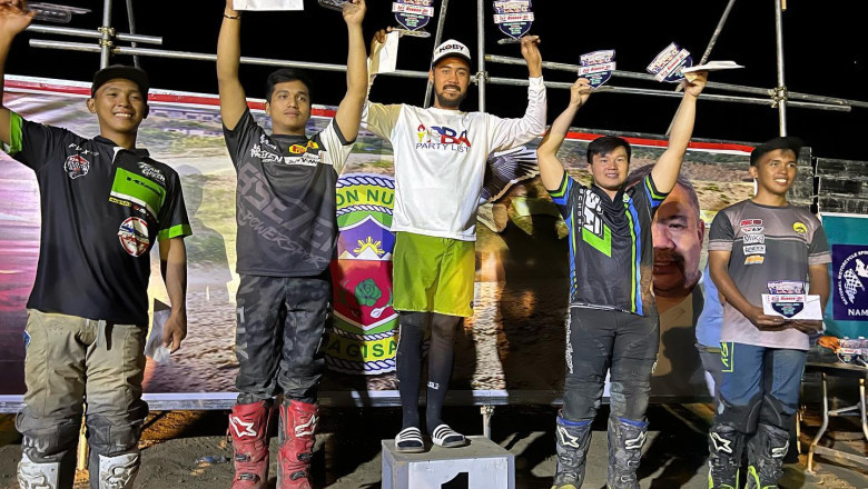 Davaoeno rider wins 2 championship trophies in Bongabon, Nueva Ecija