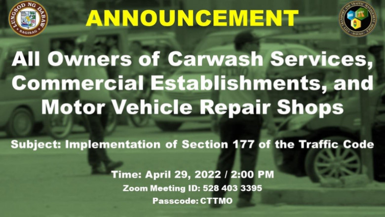 Auto, car wash shops, other establishments must be registered with CTTMO
