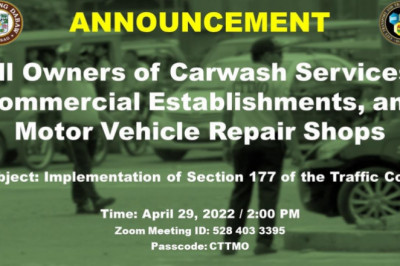 Auto, car wash shops, other establishments must be registered with CTTMO