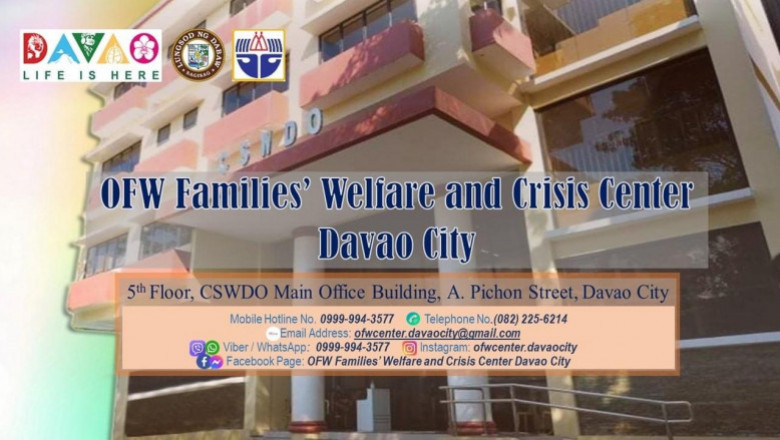 Davao  City opens OFW crisis center
