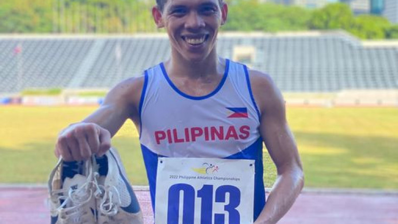 Ex-UM track star gets gold in Philippine Athletics Championship