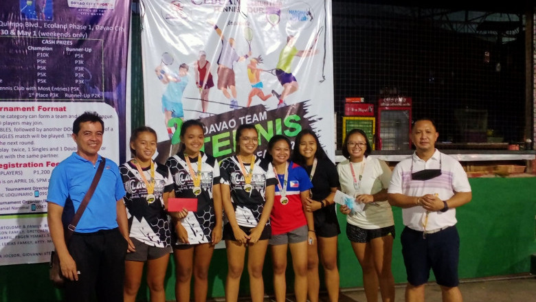 Mlang rules 2nd Davao Tennis Team League 2022 Ladies Open