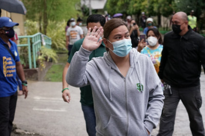 VP frontrunner Sara Duterte calls for unity after election