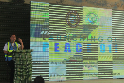 17 Barangays in Davao City eyed as model peace 911