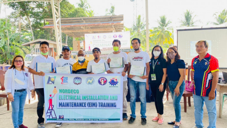 19 member-consumer-owners sa Nordeco, gipailawom sa training