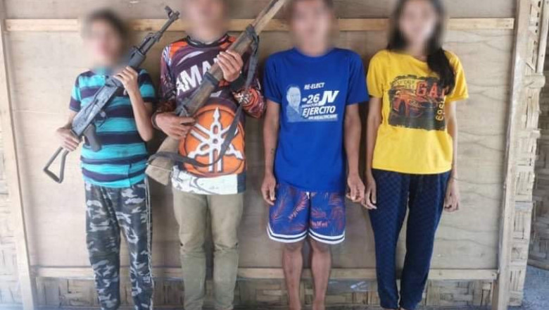 4 ex-NPA rebels surrender in Talaingod