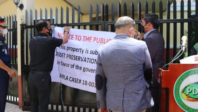 Freeze order sa mga propriedad  ni kanhi  Ozamis City Vice Mayor Nova Princess Parojinog nga gikatahapang drug lord, gisilbi sa PDEA, AMLC, PNP
