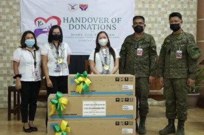 10th ID soldiers donate aircon units to  elderlies in Tagum City