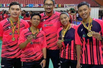 Pinoy shuttlers win 4 medals in  Africa badminton tourney