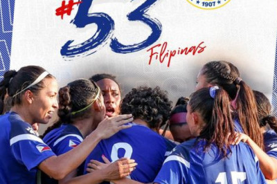 Pinay footballers  ranked 11th in Asia
