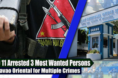 3 wanted NPA leaders nabbed in Davao Oriental