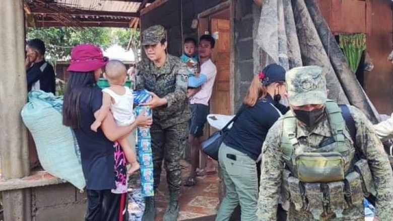 Soldiers, stakeholders send help to Maguindanao