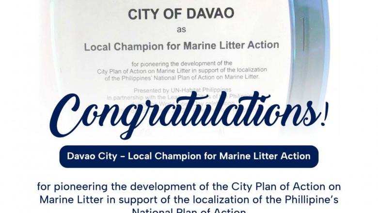 Davao City named champion in UN Habitat’s Marine Litter Action award
