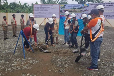 Super Health Center groundbreaks in  Agusan del Norte town; Bong Go vows to bring public health services closer to communities in need