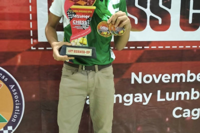 Panaboan teen gets 2nd place in CDO chess tourney