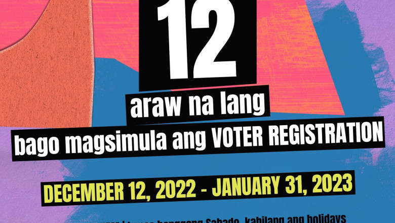 Rehistro sa  mga bag-ong botante, sugdan sa Comelec sa Disyembre 12