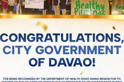 Davao City gets award for achieving 100% vaccination coverage