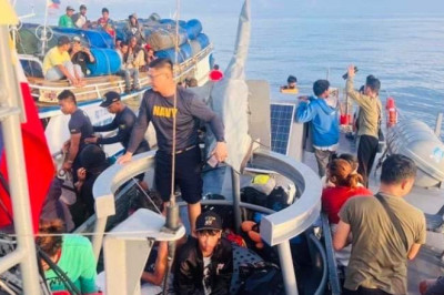 17  pasahero sa nadaut nga lantsa sa kadagatan sa Basilan, naluwas