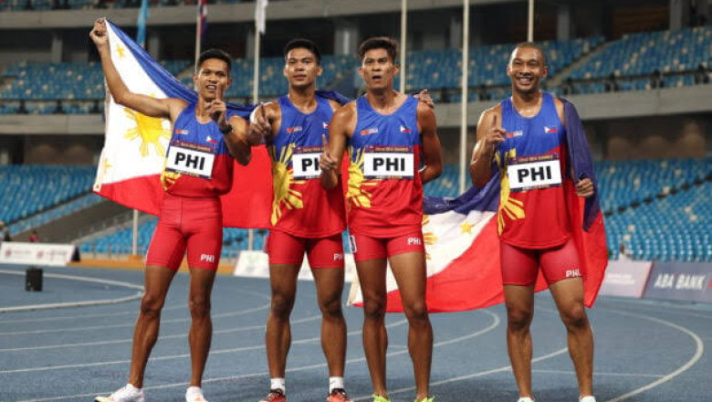 A 10-year medal drought   ended by PH men's 4x400m relay