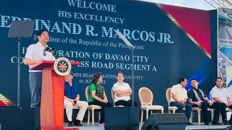 Pres. Marcos leads opening of P33-B coastal road in Davao City