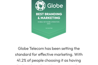 Globe dominates Standard Insights Consumer Choice Award Testament to service reliability and sustainable practices