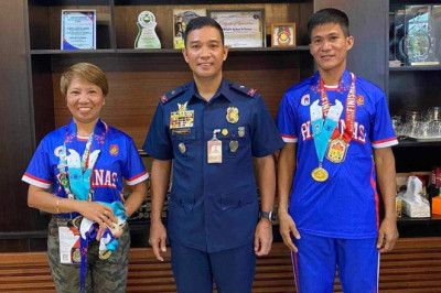 PRO 11 honors Davsur cop for winning gold in World Police and Fire Games 2023