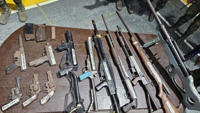 Usa ka dosenang loose firearms, gisurender sa mga kandidato sa BSKE sa North Cotabato